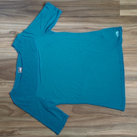 The North Face Women's Size M Top Modal Blue Patterned - Picture 1 of 6